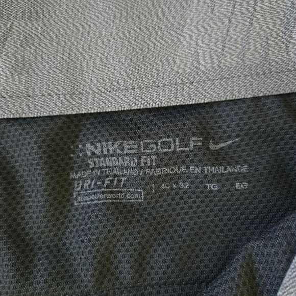 Nike Golf Pants Dry Fit Men's Size 40x32 Gray Lightweight Athleisure - Picture 11 of 11